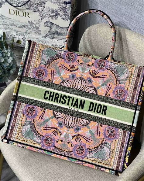 christian dior totes bags|Christian Dior tote bag colorful.